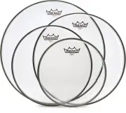 Remo Emperor Clear 4-piece Tom Pack - 10/12/14/16 inch (3-pack) Bundle