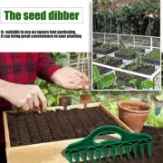 12 Hole Seeding Punch Vegetable Plant Seeder Tool for Garden Soil Planting AU