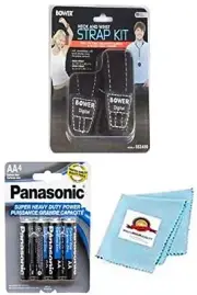 Accessory Kit: Batteries + Strap + Cleaning Cloth for Fujifilm Instax Mini 9, 8,