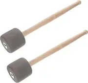 LIFKOME 2Pcs Drumstick Mallet with Wood Handle for Percussion Instruments for Bass Drums Easy to Use Replacement for Old Drumsticks