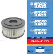DVC Micro-Lined Replacement Filter 3-SS0150-001 Royal/Dirt Devil F15 - 4 Filters