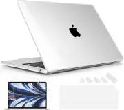 Case Compatible with MacBook Air 15" 2024 2023 Release M3 A3114 M2 A2941 Clear