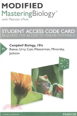 Campbell Biology Modified Masteringbiology With Pearson Etext Standalone Access Code