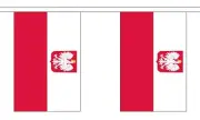 POLAND EAGLE 3 METRE BUNTING 10 FLAGS flag 3M POLISH WARSAW