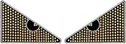 Car Windshield Glow Flexible LED Panel Devil Eyes Light LED Signal Lights Flashing Decoration G3C8 for Car LED Light Windshield
