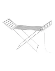 [Devanti] Foldable Electric Heated Towel Rail Rack With 24H Timer