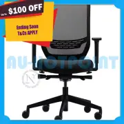 Ergotron ERGONOMIC Office Chair w/ 4D ARMRESTS MESH BLACK PN:98-561 10yr wty