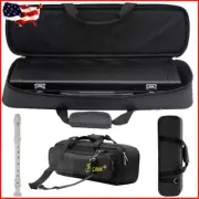 Oxford Cloth Flute Case Box Anti Shake Flute Carrying Bag for 16/17 Holes Flute