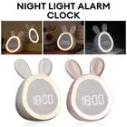 LED Digital Alarm Clock with Night Light Stepless Dimming for Children