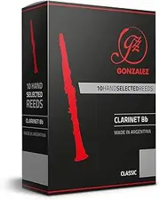Gonzalez Classic Bb Clarinet Reeds Box of 10 Strength 1.5