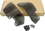 Windscreen Spoiler for BMW R1200GS Adventure 04-12 Windshield WindScreen Side Panels R 1200 GS ADV 2004-2012 2005 2006 2007 2008 2009 2010 Motorcycle Windshield(Smoky)