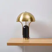 Dome Black Marble Table Lamp