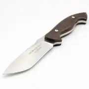 FOX Knives Hossom Hunter FX-600W N690Co/Ziricote w/Leather Sheath - Italian Made
