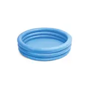 Intex Crystal Blue Kids Inflatable Swimming Pool 114x25cm Outdoor Garden Fun 2+
