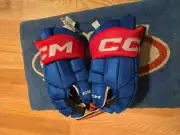 NWT TEAM USA PRO STOCK CCM PRO TEAM USA HOCKEY GLOVES 15" NEW WITH TAGS JETSPEED
