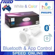 PHILIPS Hue White and Colour Ambiance Akari 90mm 240V Downlight - Bluetooth/WiFi