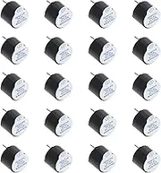 ECSiNG 20pcs Black Electronic Buzzer Alarm 11.7x9mm Speaker Beep Active Buzzers for Car Modifications DIY Electronic Alert Projects Audio Alert Requirements