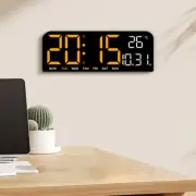 Large Screen LED Digital Clock with Temperature and Timer Perfect for Any Room