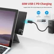 For Surface Pro 7 USB 3.0 HUB Docking Station 4K HDMI 100Mbps Ethernet SD/TF