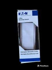 Eaton 3-way Decorator Switch 7503W-BX-LW