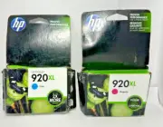 hp OfficeJet 920XL Cyan & 920XL Magenta EXP.01.2016 & EXP.05.2017