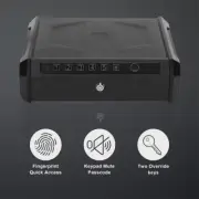 Electronic Handgun Pistol Case Safe Box Fingerprint Digital Keypad Lock Car/Home
