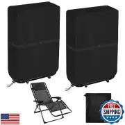 2 Pack Zero Gravity Chair Cover, COITEK 27.98" W x43.3" H Waterproof Dustproo