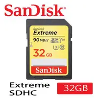在飛比找ETMall東森購物網優惠-Sandisk Extreme SDHC UHS-I 記憶卡