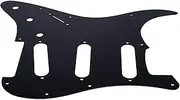 [ZLXHDL] Electric Guitar Pickguard, Aluminum Alloy Guard Scratch Board, Guitar Front Plate Panel Cover Instrument Accessories for Guitar Player(Bright Gold)