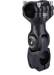 Bike Handlebar Stem Riser, Flexible 0-60° Adjustable Aluminum Alloy Bicycle Handlebar Stem Riser Cycling Accessory (31.8x90mm)