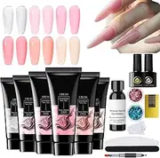 Extension Gel - Extra Strong Nail Extension Glue Gel | Multifunctional Fingernail Polish Base Tips Art for Professionals Beginners Enthusiasts