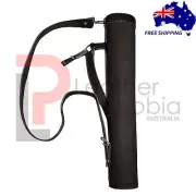 Cow Genuine Leather Adjustable Strap Bag Traditional Archery Arrow Back Quiver