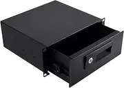 GeeekPi 2U Rack Mount Lockable Drawer, Server Cabinet Case 10 Inch Rack Mount for DeskPi RackMate T1/T0 Server Cabinet