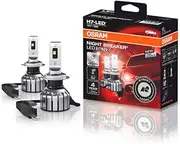 OSRAM NIGHT BREAKER LED H7 GEN 2 High Beam and Low Beam with Street Approval, 12V, Up to 230% Brighter