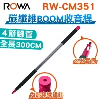 在飛比找樂天市場購物網優惠-現貨 公司貨 ROWA 樂華 RW-CM351 專業 碳纖維