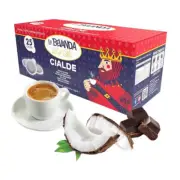Coffee Coconut & Chocolate LA BEVANDA DEL RÈ - Box 25 Pods ESE44 Mens 7.5g