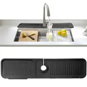 Silicone Faucet Mat For Kitchen Sink Splash Guard Bathroom Sink Draining Pad