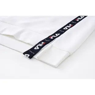 【FILA】女性 短袖 連帽T恤-白色 5TEW-1435-WT