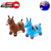 NEW Animal Hopper Horse or Unicorn Sesign Kids Ride On Toy Outtdoor Assorted AU
