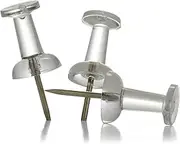 Officemate Push Pins in Reusable Box, Clear, Box of 100 (92707)