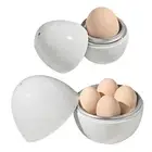 1/4Egg Microwave Egg Cooker Egg Pot Steamer Hardboiled Egg Maker Dishwasher Safe