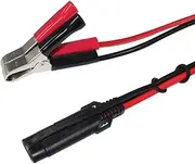 12V Alligator Clips with 12V SAE Connector 30A Battery Crocodile Clamps to 2 Pin SAE Quick Disconnect 1.5M SPT-2 18AWG/2C