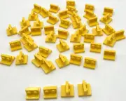 Lego 50 New Yellow Brackets 2 x 2 - 1 x 2 Centered Parts