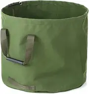 Collapsible Garden Bag Canvas Reusable Gardening Bag Water Garden Leaf Waste Bag Waste Sack Yard Waste Bag