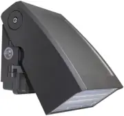 30W LED Wall Pack Light with Dusk-To-Dawn Photocell, 0-90° Adjustable Head