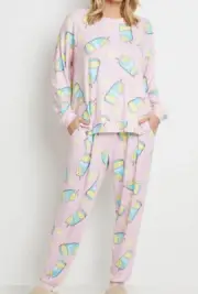 Ladies size 16/18 pink SODA midseason pyjamas Rivers NEW 679