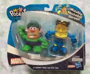 Playskool Marvel Mixable Mashable Heroes Mr. Potato Head Halk Figure New