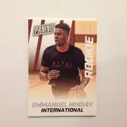 EMMANUEL MUDIAY #40 NUGGETS Rookie RC THICK 100 PT 2015 2014/15 Panini National