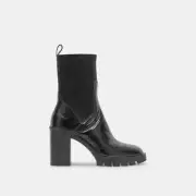 Dolce Vita Women's Marni H2O Boots in Midnight Crinkle Patent