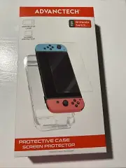 Advanctech Nintendo Switch Protective Case Screen Protector | NEW |